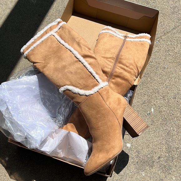 JUST FAB heeled boots - Picture 1 of 11